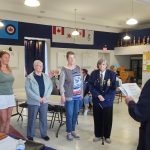 May 9-Executives Elected-Lee-Anne Pritchard-Mary Horning-Pauline O'Brien-Fern Miner